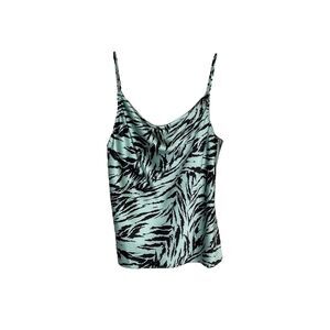 Wayf‎ X Influencing In Color Cami Top Mint Animal Print Retail $60